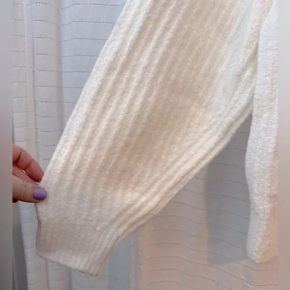 NWT Madewell Ribbed Cotton-Blend Sweater Size Small