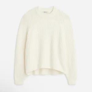 NWT Madewell Ribbed Cotton-Blend Sweater Size Small