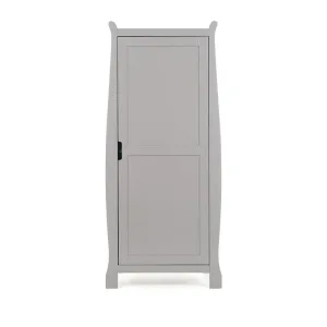OBABY Stamford Sleigh Single Wardrobe - Warm Grey