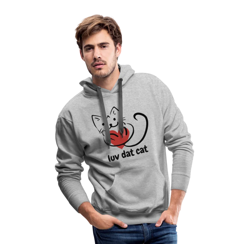 Official Luv Dat Cat Men's Premium Hoodie