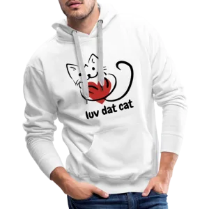 Official Luv Dat Cat Men's Premium Hoodie