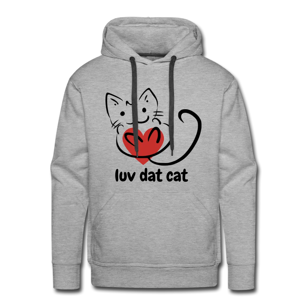 Official Luv Dat Cat Men's Premium Hoodie