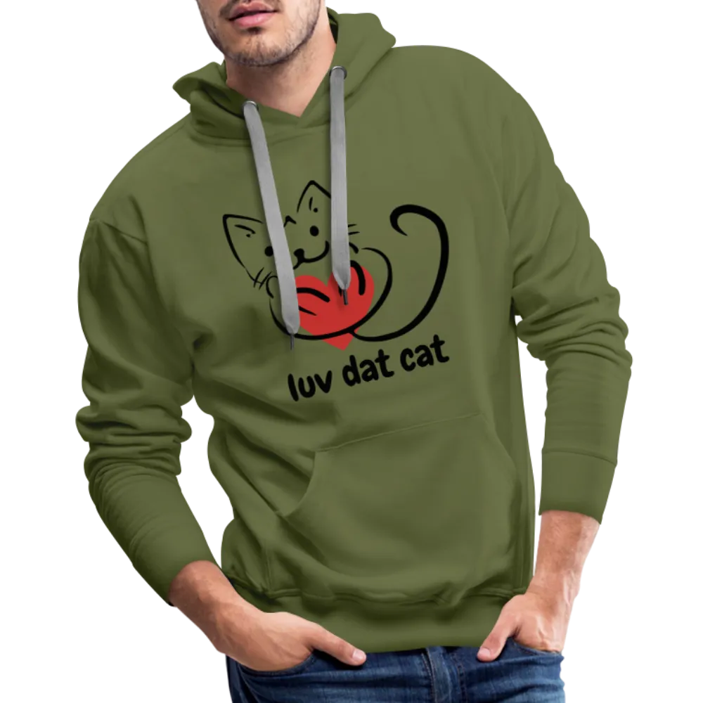 Official Luv Dat Cat Men's Premium Hoodie