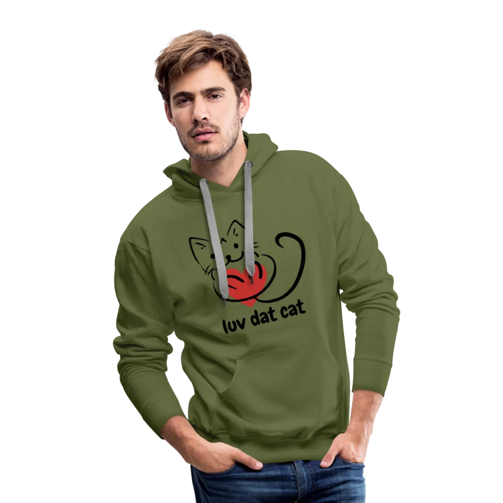 Official Luv Dat Cat Men's Premium Hoodie