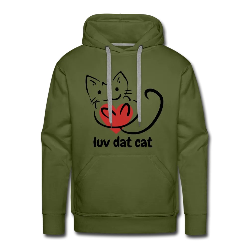 Official Luv Dat Cat Men's Premium Hoodie