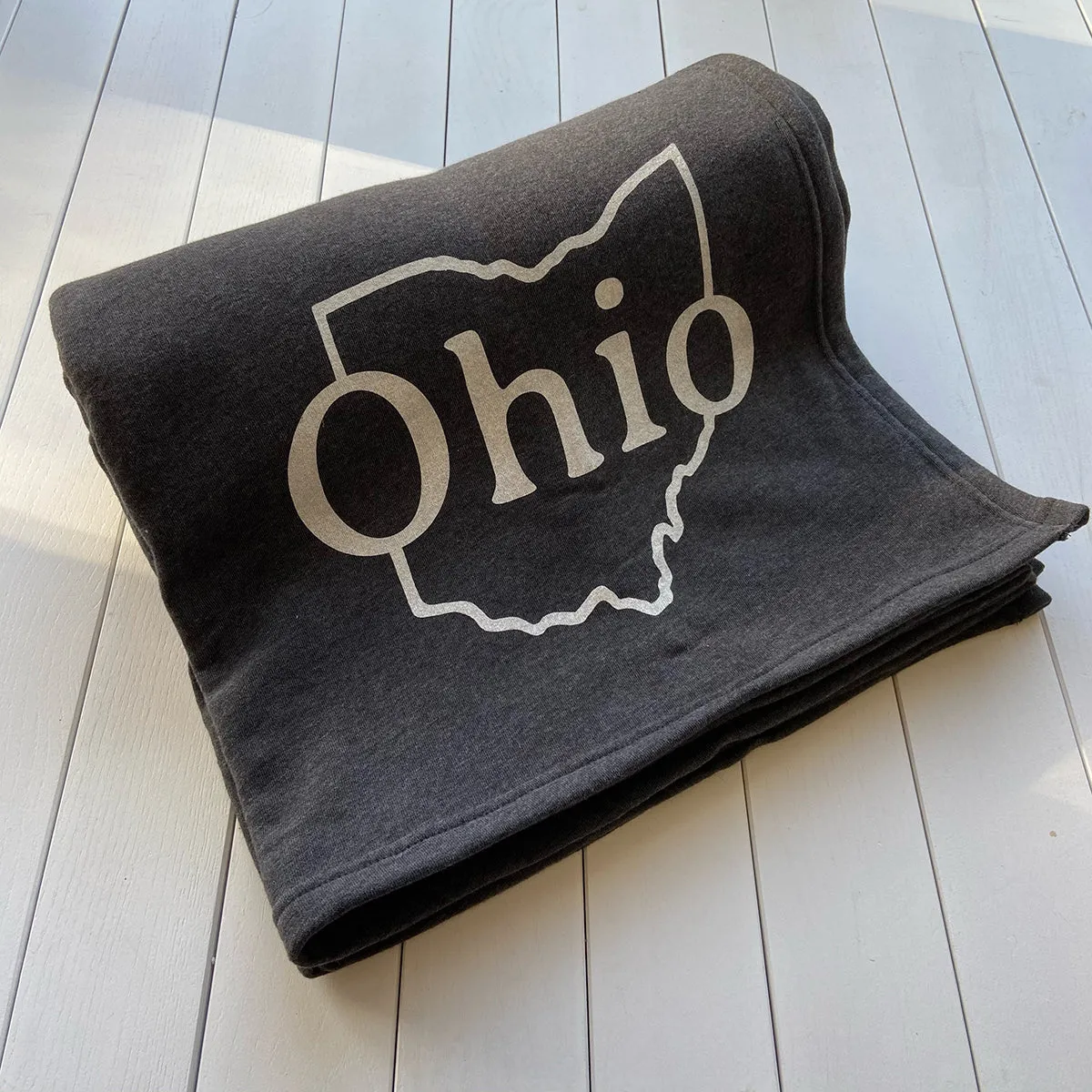 Ohio Outline Sweatshirt Blanket (Discontinued)