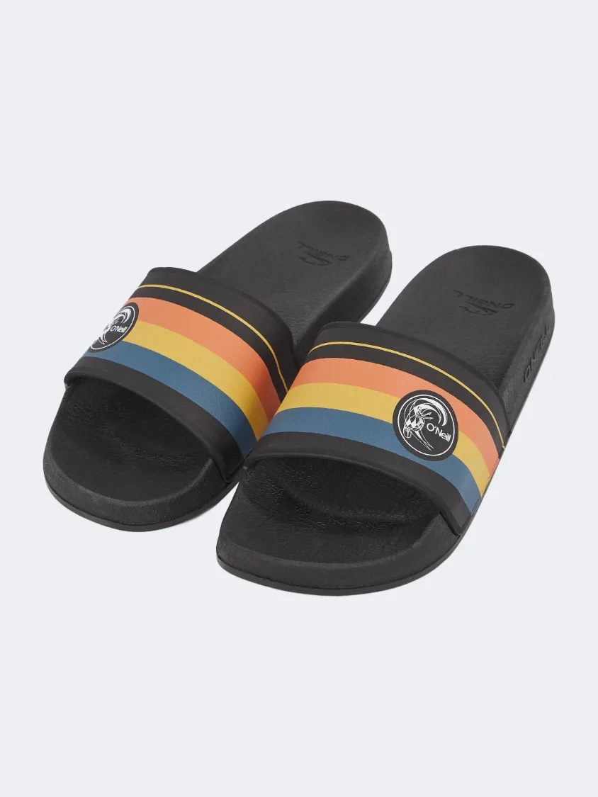 Oneill Originals Longboard Men Beach Slippers Black