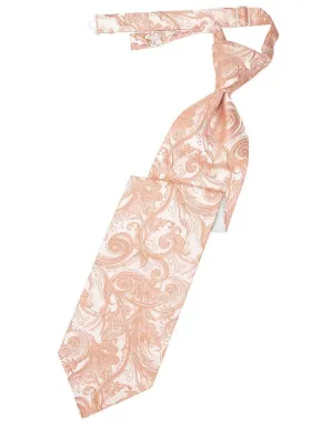 Peach Tapestry Kids Necktie