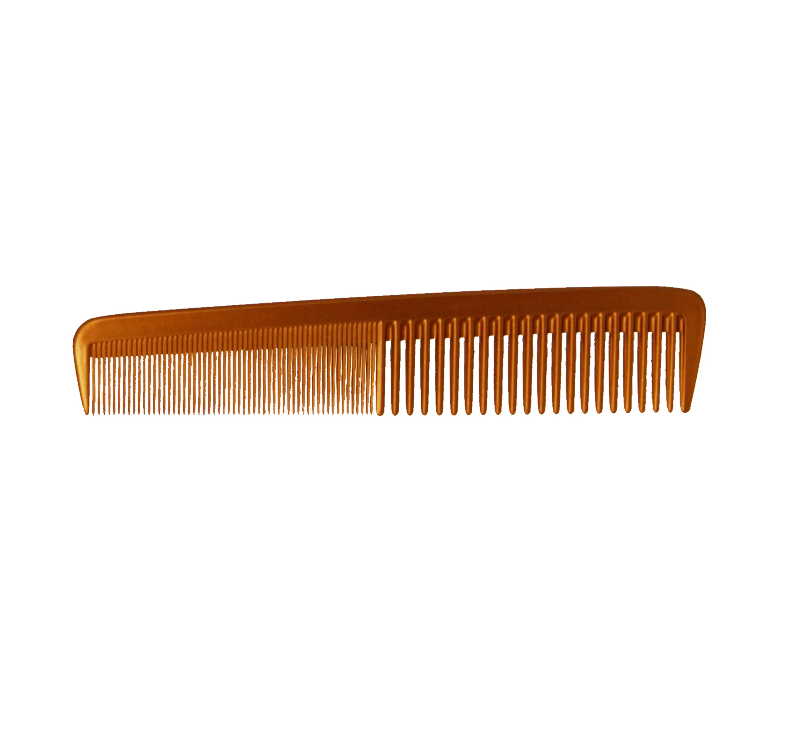 Pegasus MICOLOR 615, 7in Hard Rubber Clipper Comb, Handmade, Seamless, Smooth Edges, Anti Static, Heat and Chemically Resistant, Portable Pocket Purse Dresser Comb | Peines de goma dura - Gold