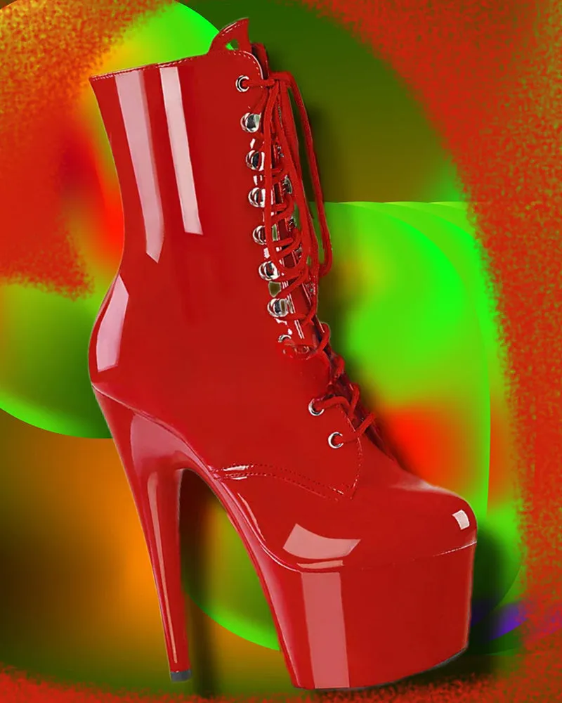 Pleaser ADORE 1020 Boots Red