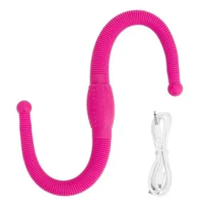 Plug Anal Vibrant flexible strapon Rose