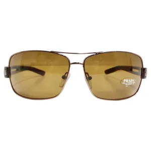 Prada 1990s Brown Aviator Sunglasses