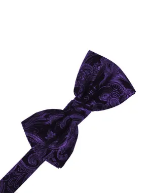 Purple Tapestry Kids Bow Tie