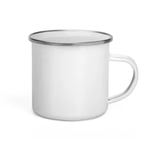 "Cozy at Home- PINK" Enamel Mug
