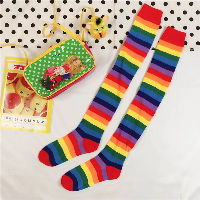"RAINBOW KNIT WARM SUNSCREEN" SLEEVES & STOCKINGS K052507