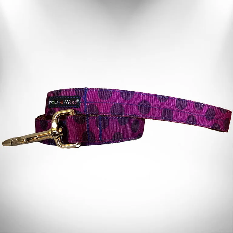Rasberry Dot Leash