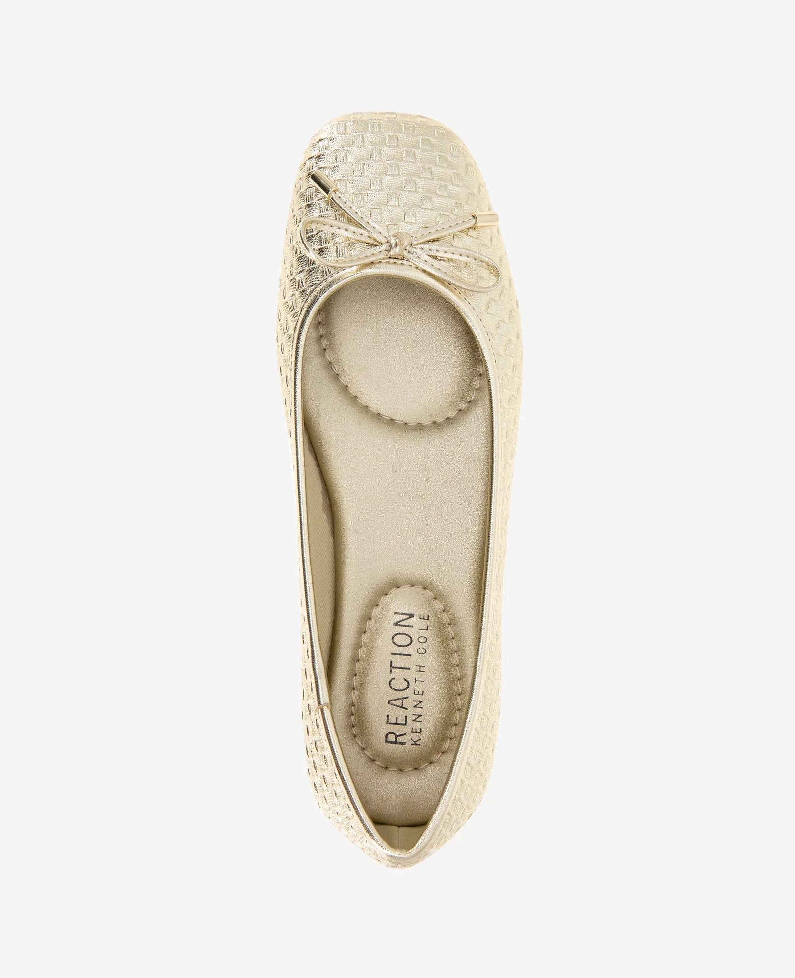 REACTION - Elstree Metallic Woven Ballet Flat