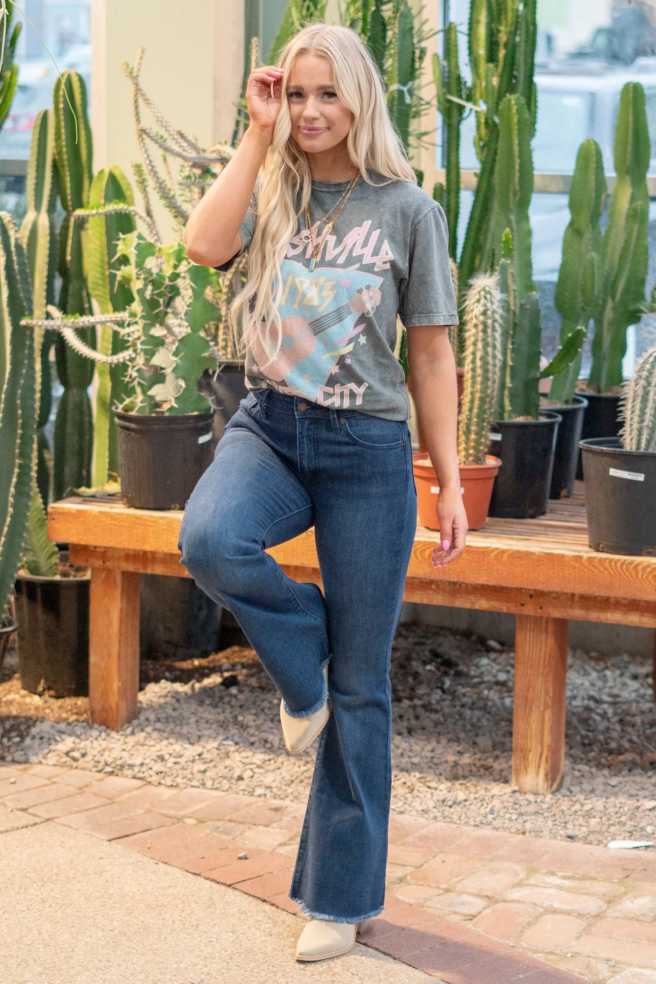 Regina Rey Classic Bell Bottom Flare