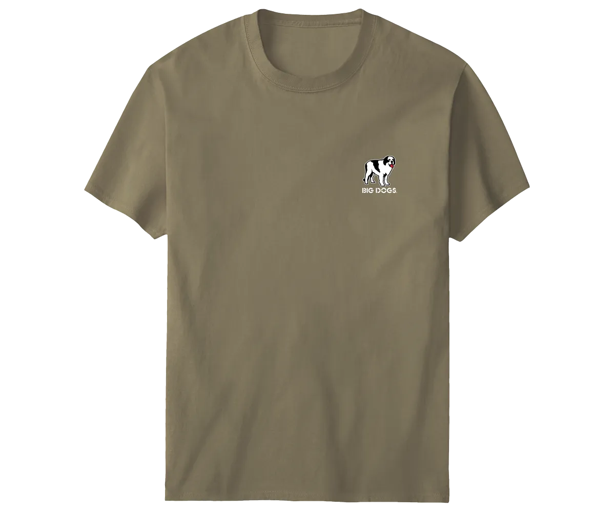 Relaxation Badge Denim T-shirt