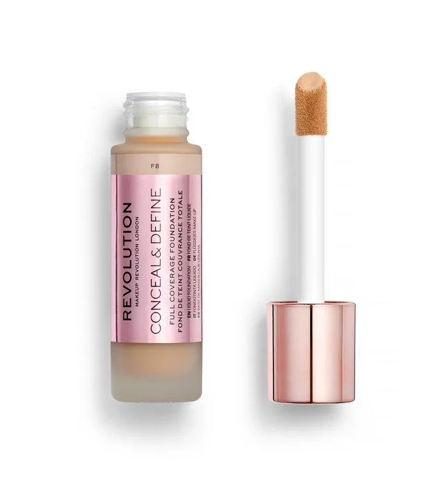Revolution Conceal & Define Foundation F8