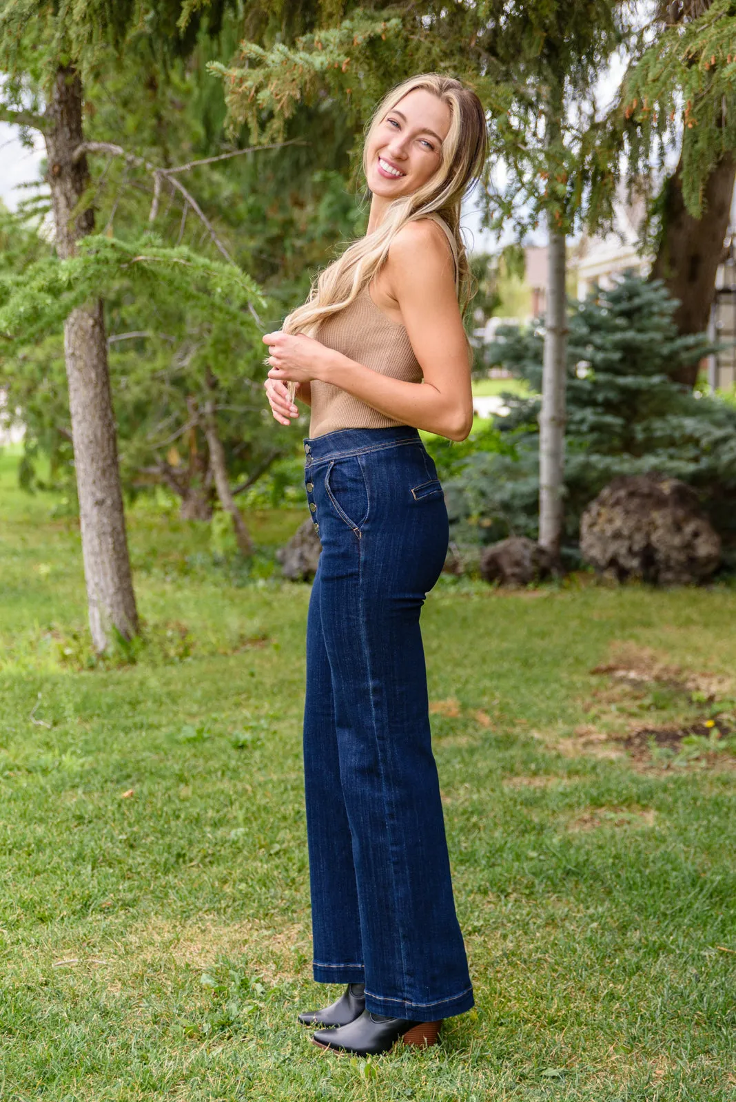 RISEN JEANS The Blueprint Wide Leg Pants