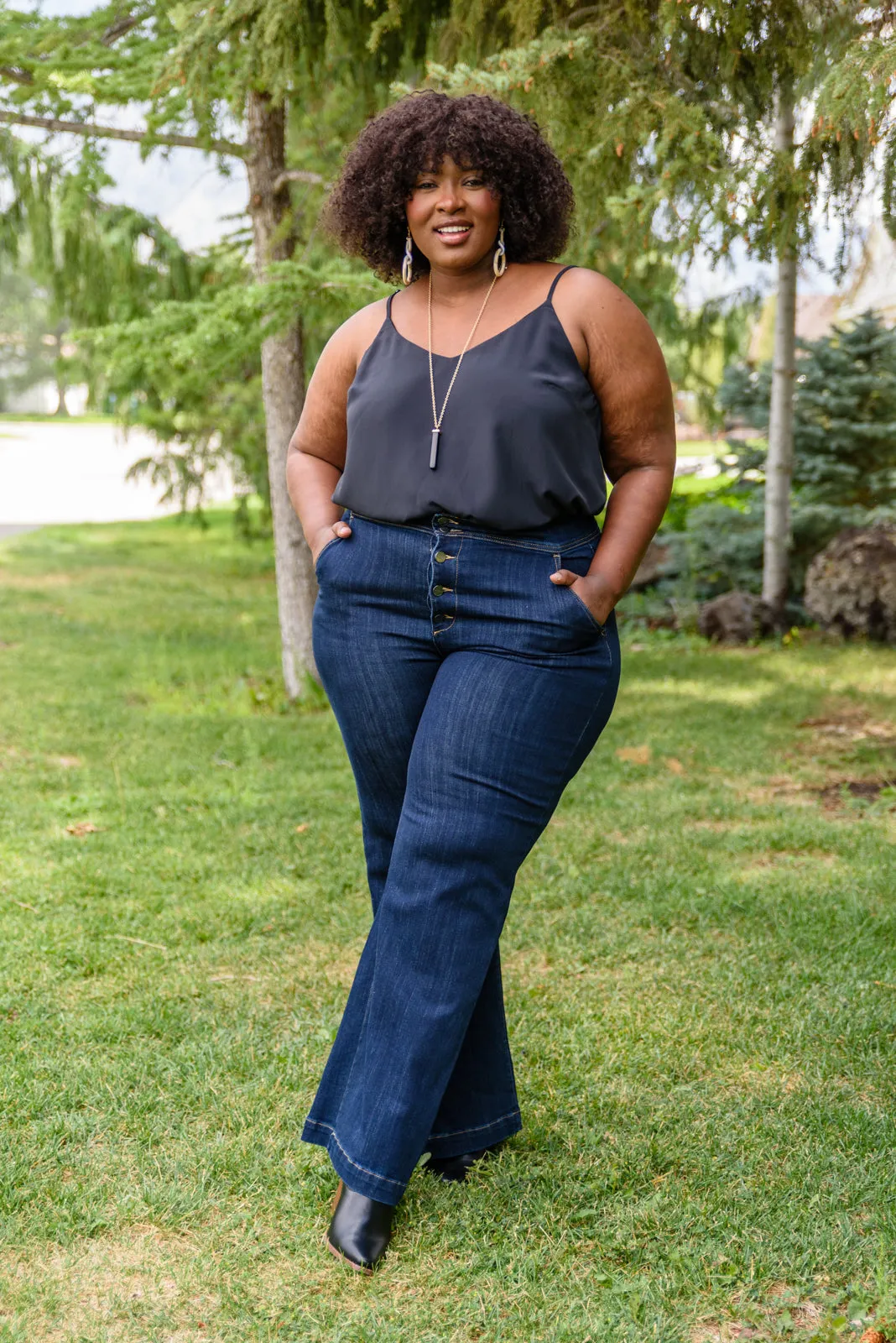 RISEN JEANS The Blueprint Wide Leg Pants