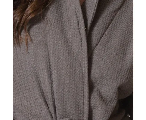 Royal Comfort 100% Cotton Bathrobe Waffle Unisex Ultra Soft Absorbent Durable