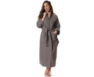 Royal Comfort 100% Cotton Bathrobe Waffle Unisex Ultra Soft Absorbent Durable