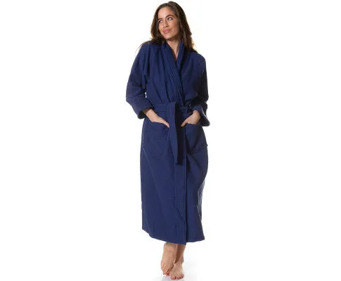 Royal Comfort 100% Cotton Bathrobe Waffle Unisex Ultra Soft Absorbent Durable