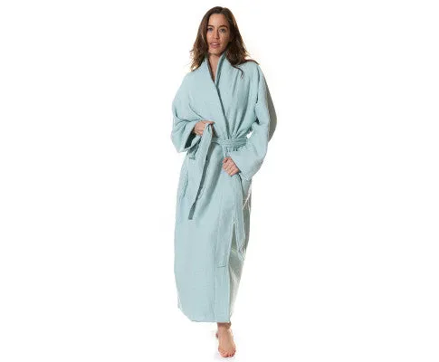Royal Comfort 100% Cotton Bathrobe Waffle Unisex Ultra Soft Absorbent Durable