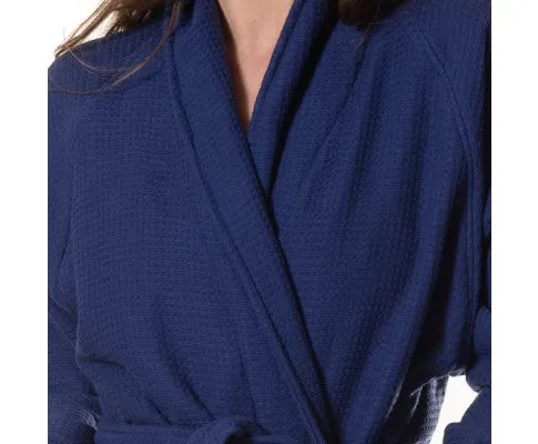 Royal Comfort 100% Cotton Bathrobe Waffle Unisex Ultra Soft Absorbent Durable