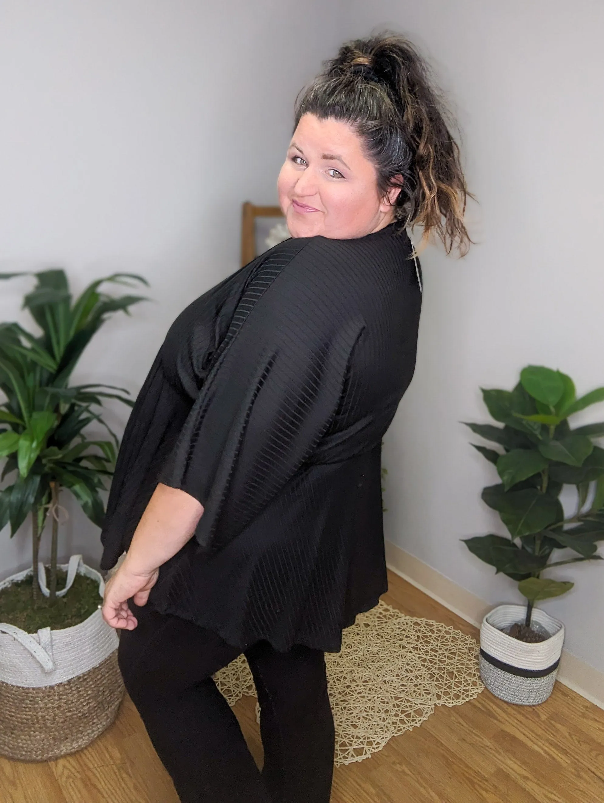 SALE- Courtney Perfect Drape Ribbed Top