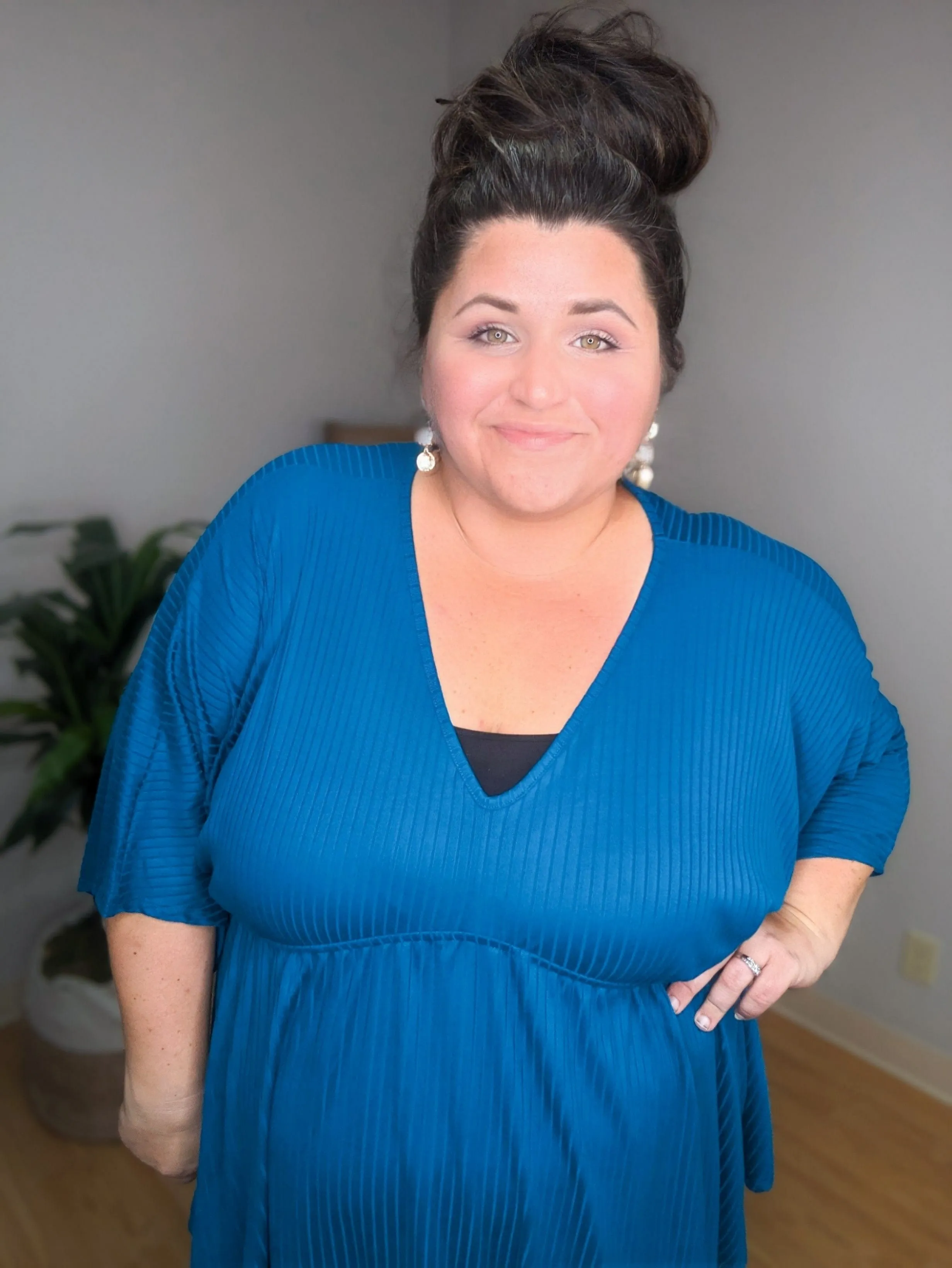 SALE- Courtney Perfect Drape Ribbed Top