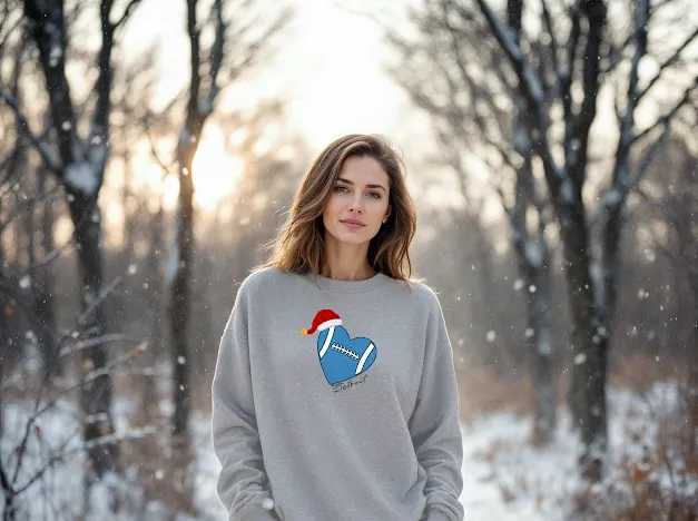 SALE "SANTA Love Detroit" Relaxed Fit Classic Crew Unisex Sweatshirt