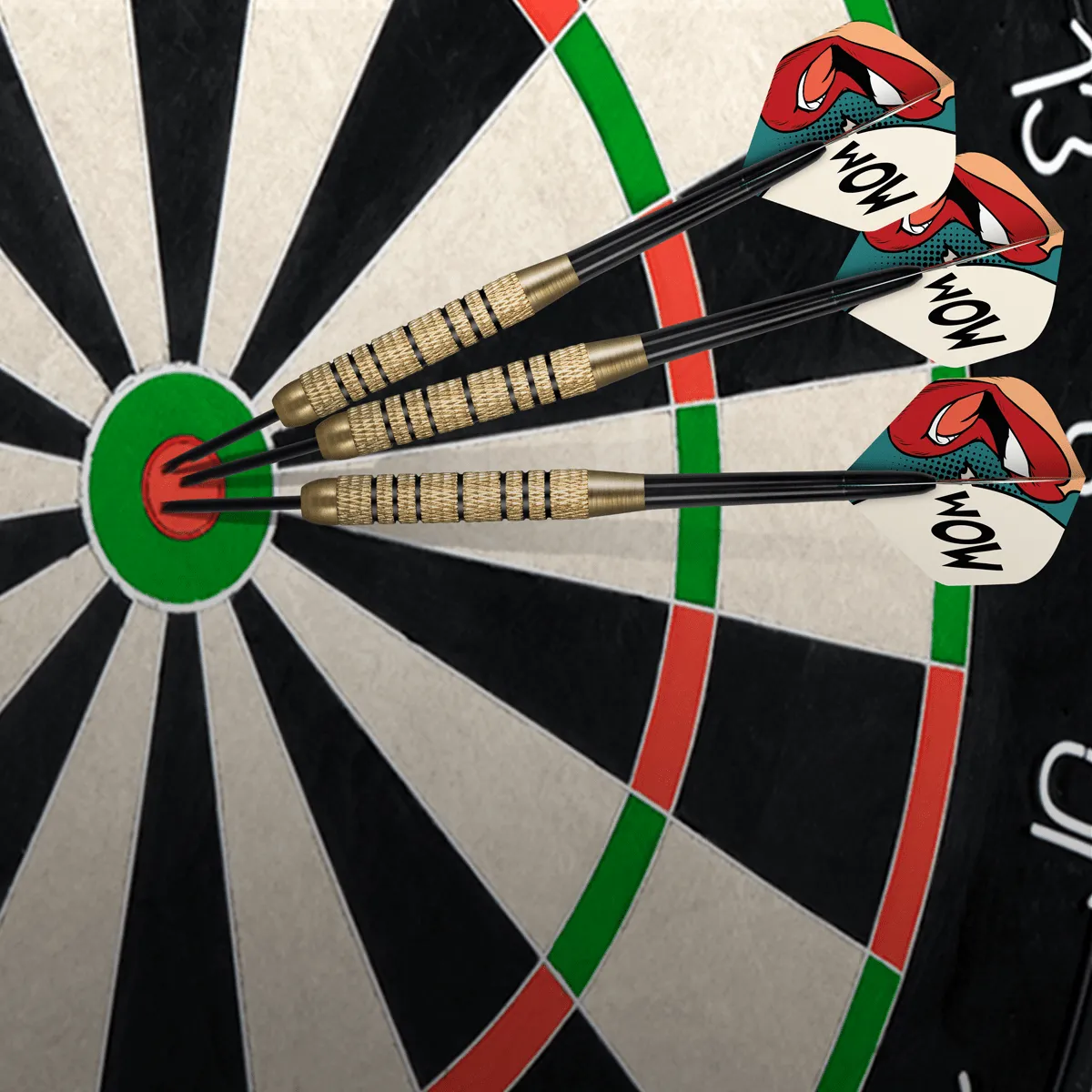 Shot Solo Steel Tip Darts Set-High Quality Steel