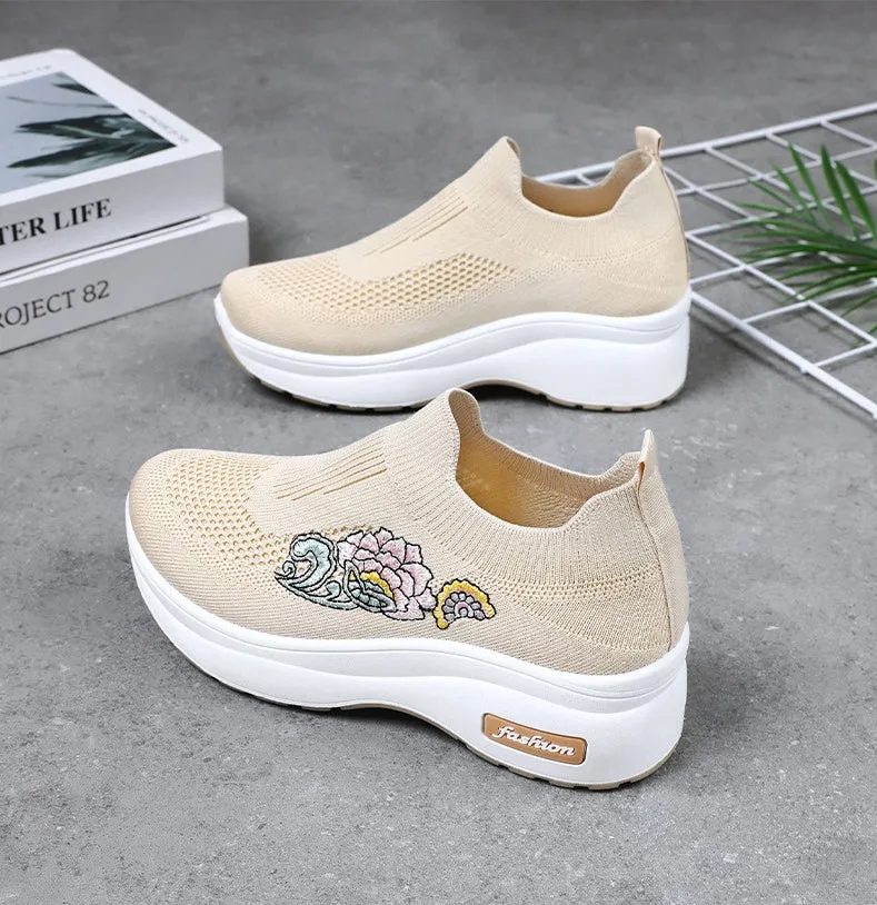 Soft and Supportive Lightweight Slip-On Sneakers for Casual Outdoor Use