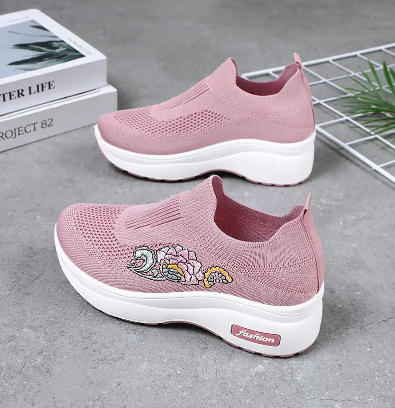 Soft and Supportive Lightweight Slip-On Sneakers for Casual Outdoor Use