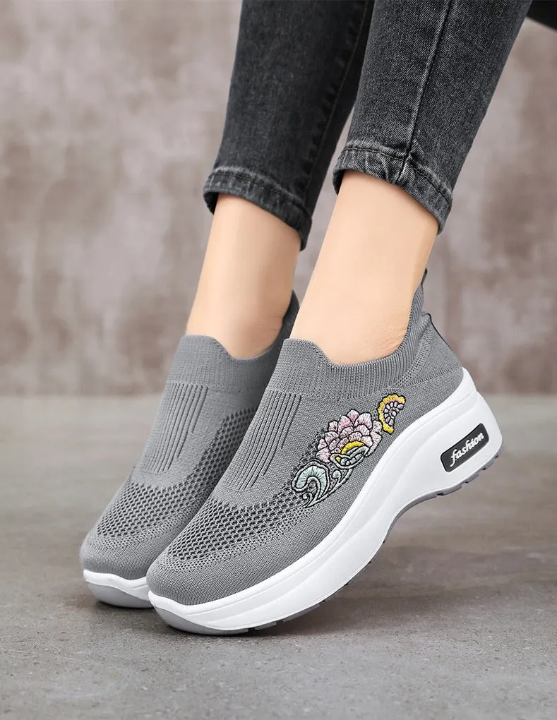 Soft and Supportive Lightweight Slip-On Sneakers for Casual Outdoor Use