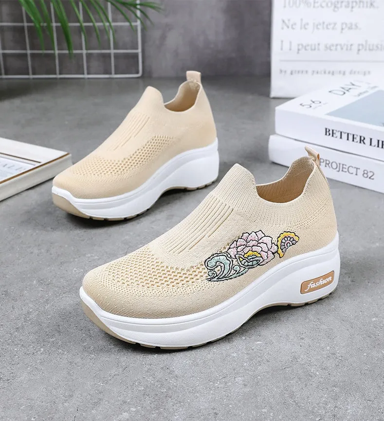Soft and Supportive Lightweight Slip-On Sneakers for Casual Outdoor Use