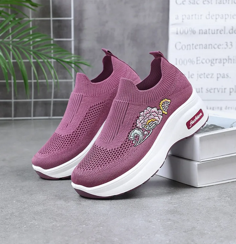 Soft and Supportive Lightweight Slip-On Sneakers for Casual Outdoor Use