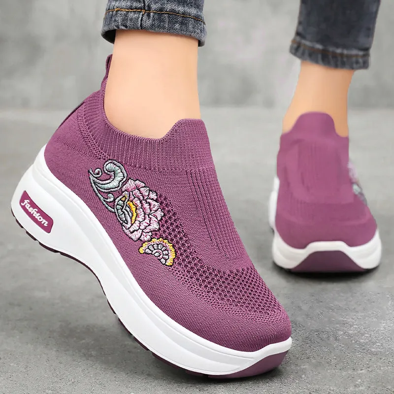 Soft and Supportive Lightweight Slip-On Sneakers for Casual Outdoor Use