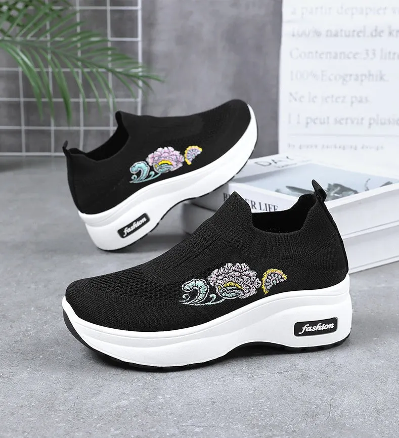 Soft and Supportive Lightweight Slip-On Sneakers for Casual Outdoor Use