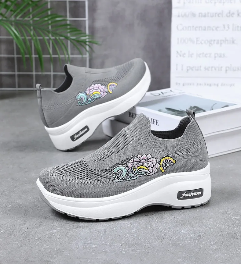 Soft and Supportive Lightweight Slip-On Sneakers for Casual Outdoor Use