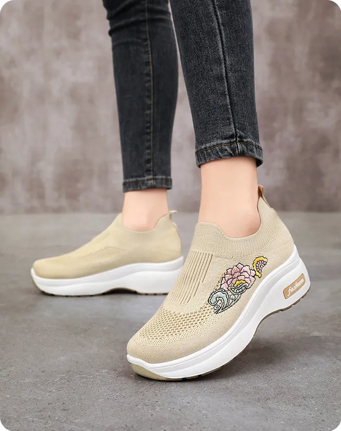 Soft and Supportive Lightweight Slip-On Sneakers for Casual Outdoor Use
