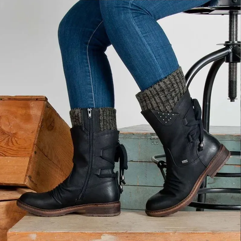 Stylish warm winter boots for women