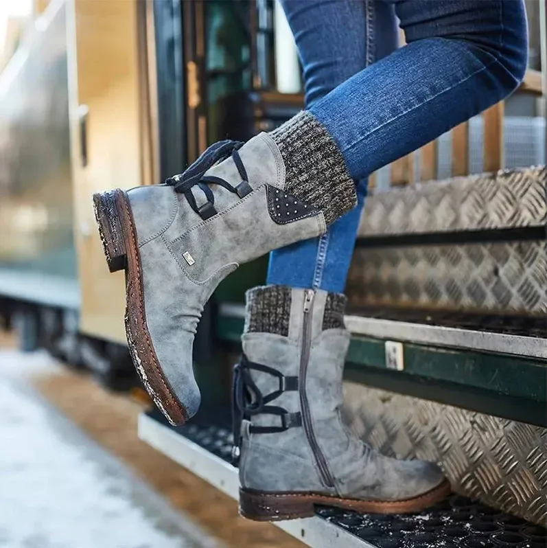 Stylish warm winter boots for women