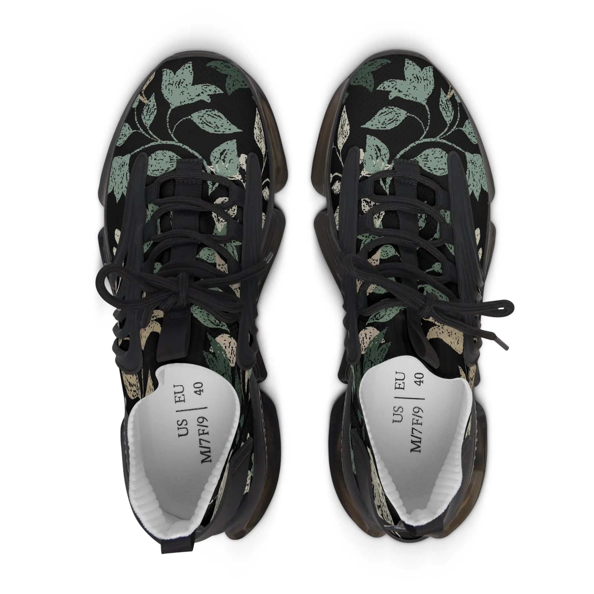 Stylish Women's Mesh Sneakers with Leaf Design - Trendy & Comfortable
