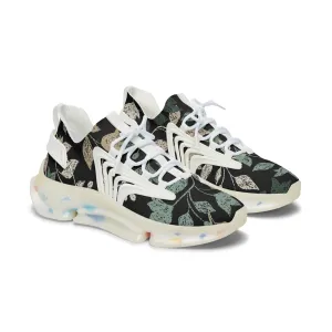 Stylish Women's Mesh Sneakers with Leaf Design - Trendy & Comfortable