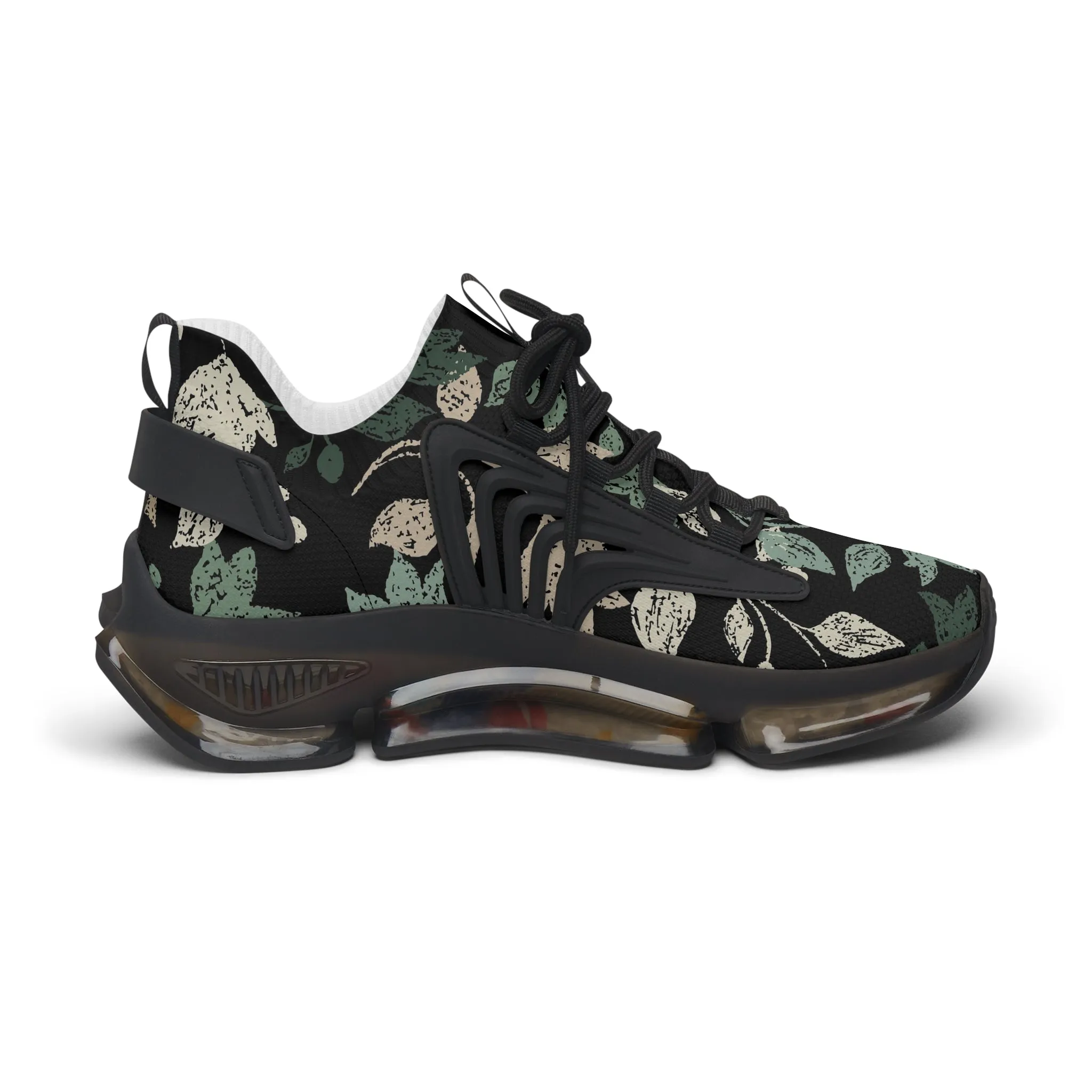 Stylish Women's Mesh Sneakers with Leaf Design - Trendy & Comfortable