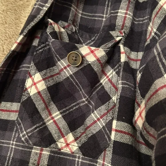 Super warm cozy Weatherproof flannel jacket with faux fur lining